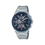 Montre EDIFICE homme cadran bleu bracelet acier inoxydable - vue 1