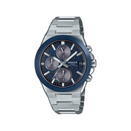 Montre EDIFICE homme cadran bleu bracelet acier inoxydable