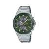 Montre EDIFICE homme cadran vert bracelet acier inoxydable - vue V1
