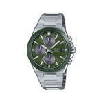 Montre EDIFICE homme cadran vert bracelet acier inoxydable - vue 1