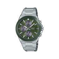 Montre EDIFICE homme cadran vert bracelet acier inoxydable