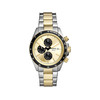 Montre FOSSIL autocross homme bracelet acier inoxydable bicolore - vue V1