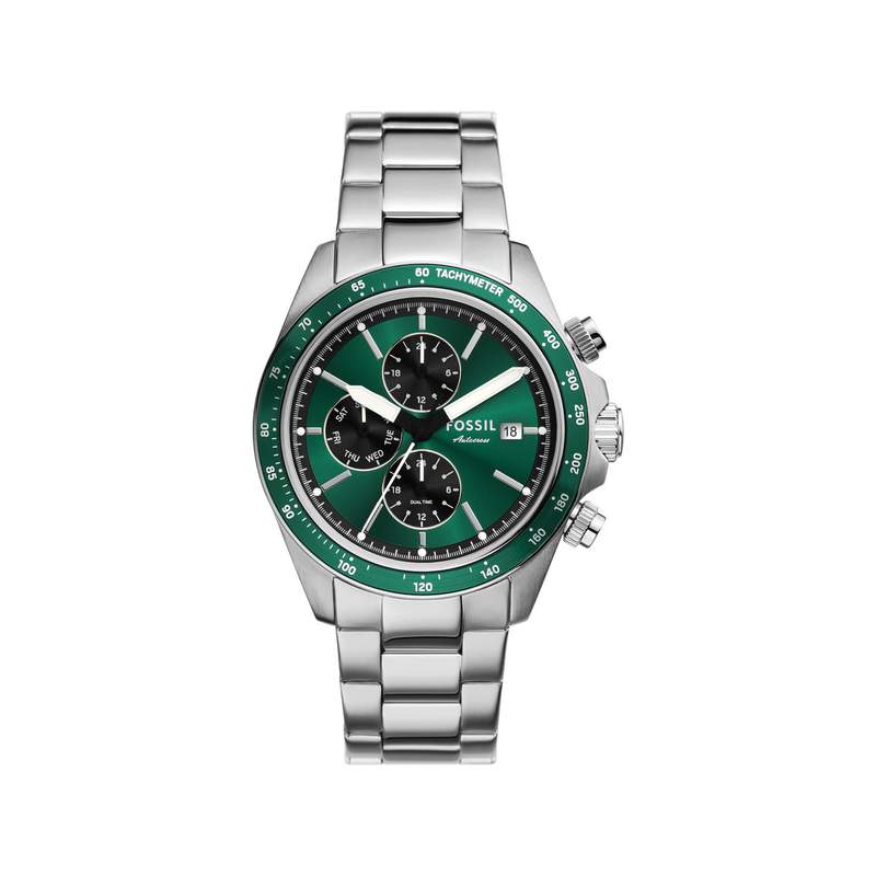 Montre FOSSIL autocross homme bracelet acier inoxydable - vue 1