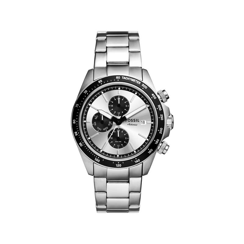 Montre FOSSIL autocross homme bracelet acier inoxydable - vue 1