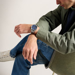 Montre FOSSIL pearson homme bracelet acier inoxydable - vue porté 3