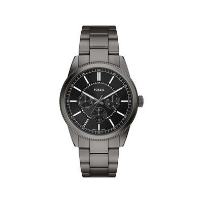 Montre FOSSIL pearson homme bracelet acier inoxydable gris anthracite - vue 1