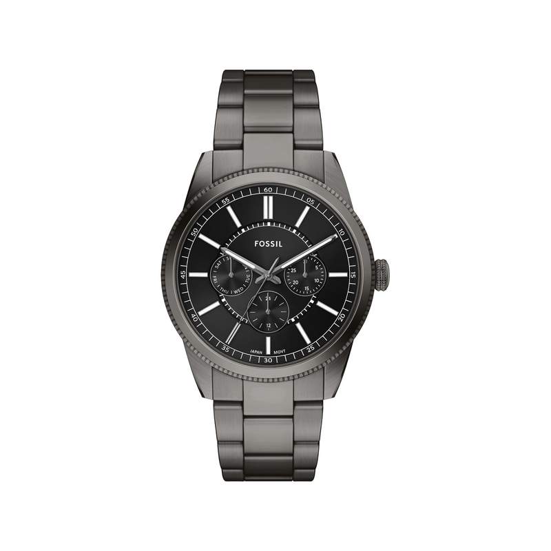 Montre FOSSIL pearson homme bracelet acier inoxydable gris anthracite - vue 1