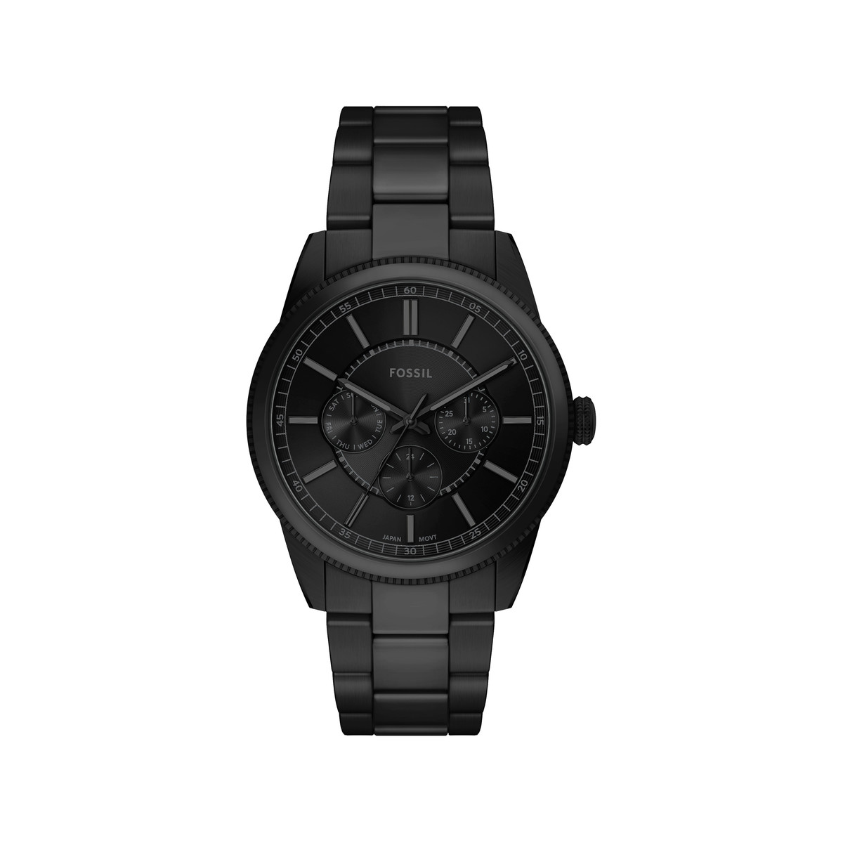 Montre FOSSIL pearson homme bracelet acier inoxydable noir