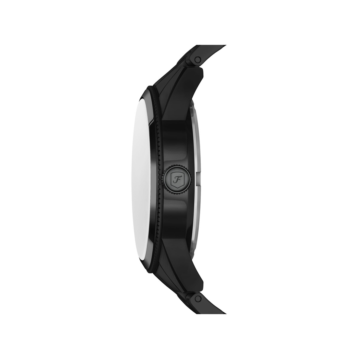 Montre FOSSIL pearson homme bracelet acier inoxydable noir - vue 2
