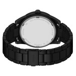 Montre FOSSIL pearson homme bracelet acier inoxydable noir - vue 3