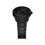 Montre FOSSIL pearson homme bracelet acier inoxydable noir - vue D3