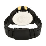 DIESEL mega chief herenhorloge met zwarte roestvrijstalen armband - bekijk 3