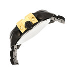 DIESEL mega chief herenhorloge met zwarte roestvrijstalen armband - bekijk D7