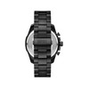 Montre DIESEL slim mega chief homme bracelet acier inoxydable noir - vue V3