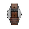 Montre DIESEL slim mr daddy homme bracelet cuir marron - vue V3