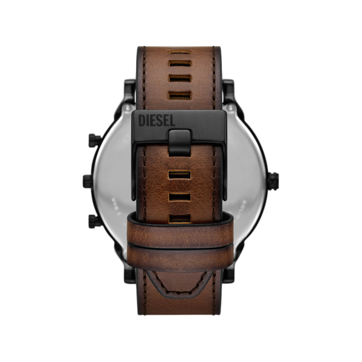 Montre DIESEL slim mr daddy homme bracelet cuir marron - vue 3