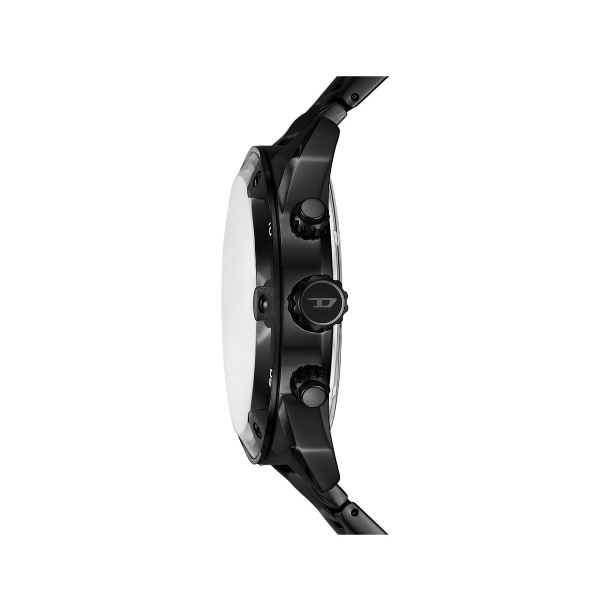 Montre DIESEL spiked homme bracelet acier inoxydable noir - vue 2