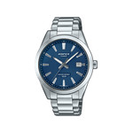 Montre EDIFICE homme cadran bleu bracelet acier - vue 1