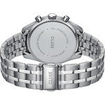 Montre CLUSE ARAVIS Homme cadran bleu bracelet acier inoxydable gris clair - vue 3