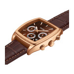 Montre CLUSE QUARTAUT Homme cadran marron bracelet cuir marron - vue 2