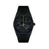 Montre tissot goldorak homme automatique, cadran noir, bracelet acier inoxydable noir - vue V1