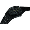 Montre tissot goldorak homme automatique, cadran noir, bracelet acier inoxydable noir - vue V2