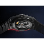 Montre tissot goldorak homme automatique, cadran noir, bracelet acier inoxydable noir - vue D3