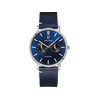 Montre PIERRE LANNIER essential homme bracelet acier inoxydable bleu - vue V1