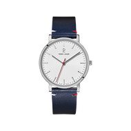 Montre PIERRE LANNIER essential homme bracelet cuir bleu