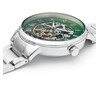 Montre PIERRE LANNIER automatic homme automatique, bracelet métal gris - vue V2