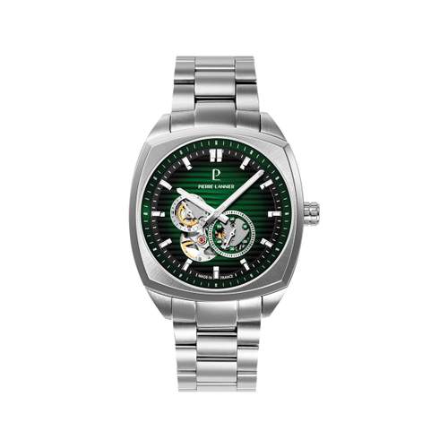 Montre PIERRE LANNIER arcadius homme automatique, bracelet métal gris