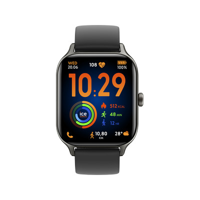 Montre ICE WATCH ice fit rt 3.0 homme connecté, bracelet silicone noir - vue 1