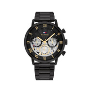 Montre TOMMY HILFIGER legend homme bracelet acier inoxydable noir