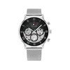 Montre TOMMY HILFIGER legend homme bracelet acier inoxydable gris - vue V1
