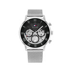 Montre TOMMY HILFIGER legend homme bracelet acier inoxydable gris - vue 1