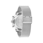 Montre TOMMY HILFIGER legend homme bracelet acier inoxydable gris - vue 3