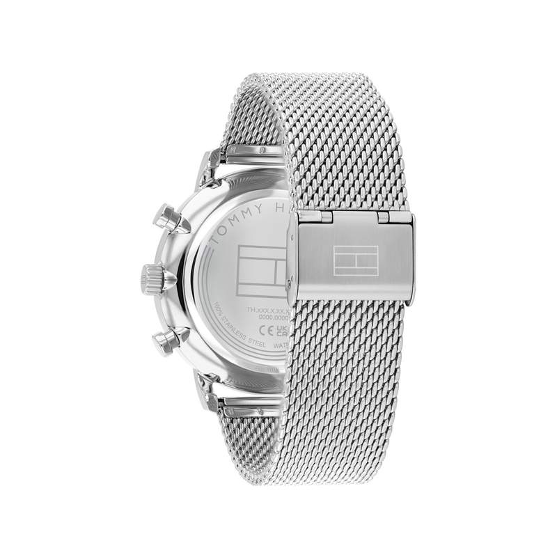 Montre TOMMY HILFIGER legend homme bracelet acier inoxydable gris - vue 3