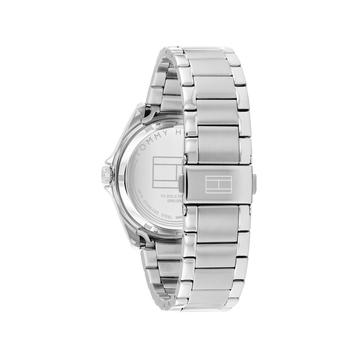 Montre TOMMY HILFIGER baker automatic homme automatique, bracelet acier inoxydable gris - vue 3