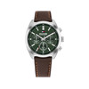 Montre TOMMY HILFIGER hudson homme bracelet cuir marron - vue V1