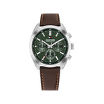 Montre TOMMY HILFIGER hudson homme bracelet cuir marron - vue 1
