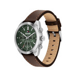 Montre TOMMY HILFIGER hudson homme bracelet cuir marron - vue 2
