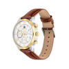 TOMMY HILFIGER th-oxford herenhorloge met bruine leren band - bekijk V2