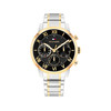 Montre TOMMY HILFIGER th-oxford homme bracelet acier inoxydable bicolore jaune - vue V1