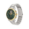 Montre TOMMY HILFIGER stewart homme bracelet acier inoxydable gris - vue V2