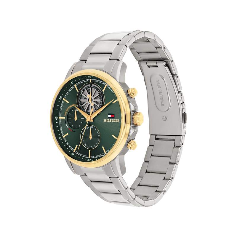 Montre TOMMY HILFIGER stewart homme bracelet acier inoxydable gris - vue 2
