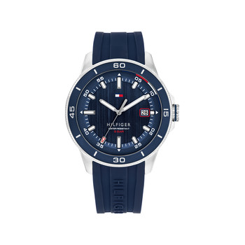 Montre TOMMY HILFIGER remy homme bracelet silicone bleu