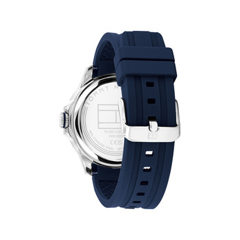 TOMMY HILFIGER remy heren horloge blauw siliconen band