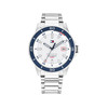 Montre TOMMY HILFIGER remy homme bracelet acier inoxydable gris - vue V1