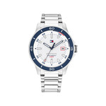 Montre TOMMY HILFIGER remy homme bracelet acier inoxydable gris - vue 1
