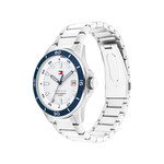 Montre TOMMY HILFIGER remy homme bracelet acier inoxydable gris - vue 2